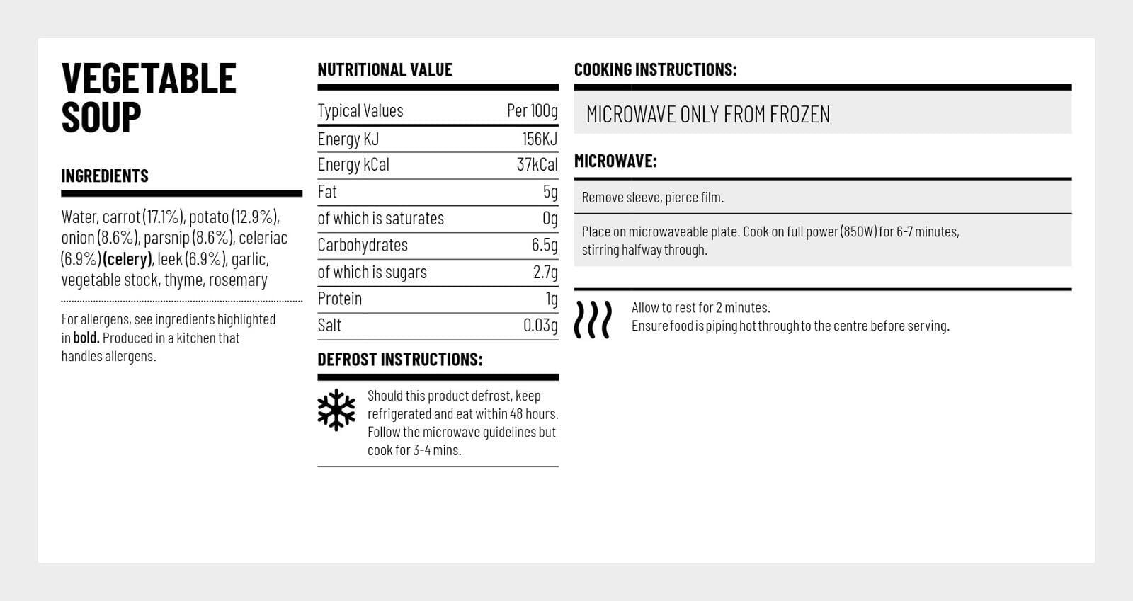 Vegetable Soup Healthy Meal Delivery Ireland Eatto.ie